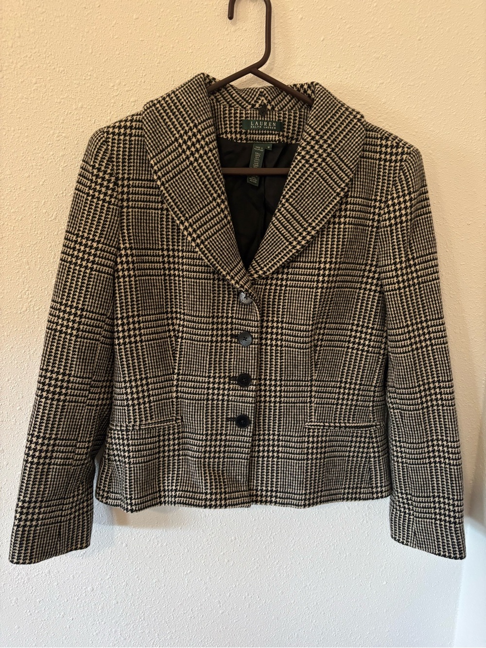 Lauren Ralph Lauren Women's Tweed Wool Blazer
